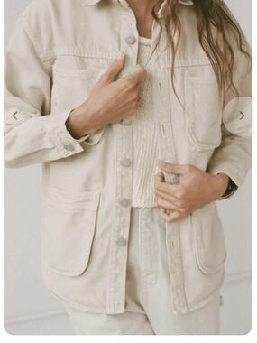 Shaina Mote Work Shirt small in natural